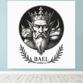 Toile Sagesse du triple regard de Bael (Insitu (Plancher de Bois))
