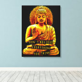 Toile SAGESSE. Ne croyez pas tout ce que vous pensez (Insitu (Plancher de Bois))