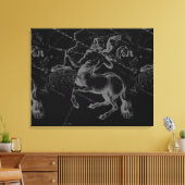 Toile Sagittaire Constellation Hevelius circa 1690 (Insitu(Salon))