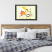 Toile Sagittaire, le miroir de la constellation Vintage  (Insitu(Chambre))