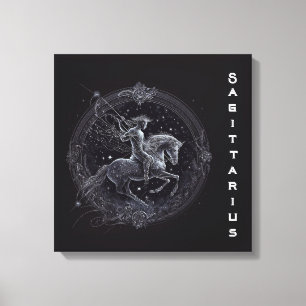Toile Sagittarius—22 novembre-21 décembre