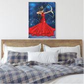 Toile Sagittarius Female Goddess - Galaxy Space Stars (Insitu(Chambre))