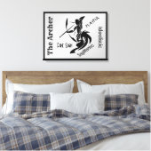 Toile Sagittarius Zodiac encadré (Insitu(Chambre))