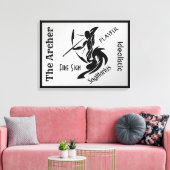 Toile Sagittarius Zodiac encadré (Insitu(Salon))
