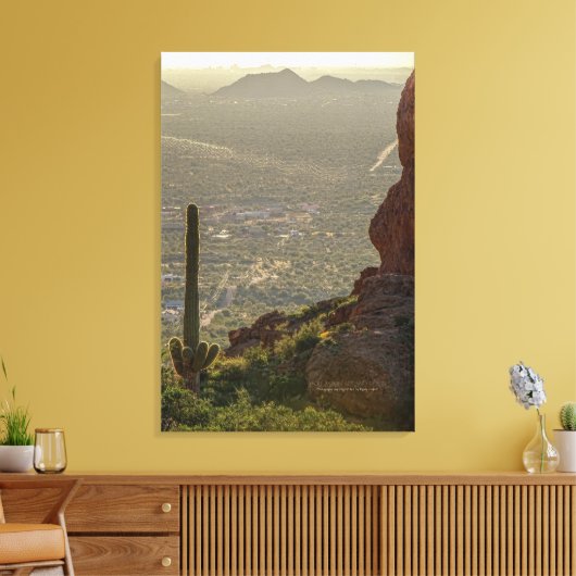 Toile Saguaro Cactus Apache Junction Pheonix AZ 24 x 36 (Insitu(Salon))