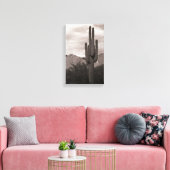 Toile Saguaro Cactus Sonoran Desert B&W Photo Art Imprim (Insitu(Salon))
