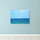 Toile Sailboat, fort Lauderdale, Floride (Insitu (Plancher de Bois))