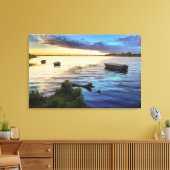Toile Sailing Boat Reflection From the Sunset (Insitu(Salon))
