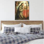 Toile Saint Antoine de Padoue en hommage à l'Enfant Chri (Insitu(Chambre))