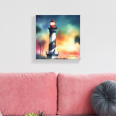 Toile Saint Augustine Florida Lighthouse Art V133 (Insitu(Salon))