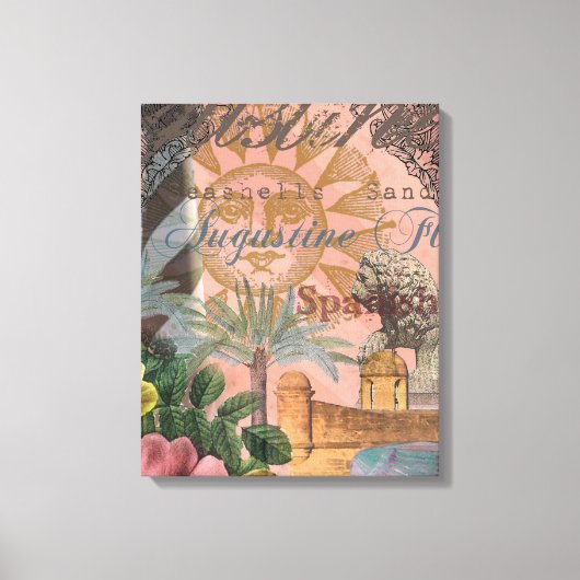 Toile saint augustine florida voyage art antique (Recto)