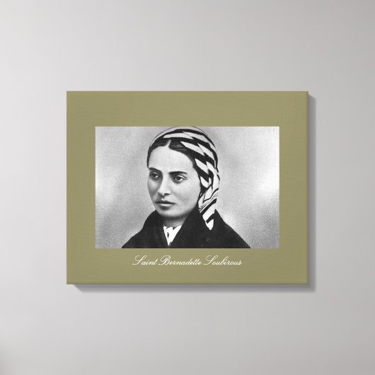 Toile Saint Bernadette Soubirous (Recto)