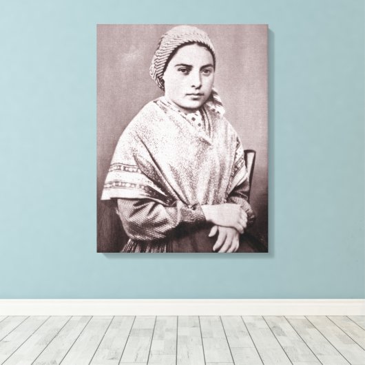 Toile Saint Bernadette Soubirous (Insitu (Plancher de Bois))