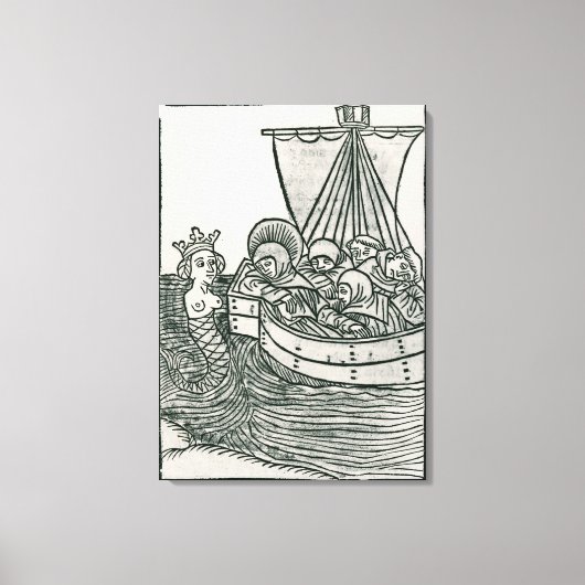 Toile Saint-Brendan et la sirène (Recto)