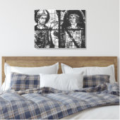 Toile Saint Denis donnant l'oriflamme au chevalier Cléme (Insitu(Chambre))