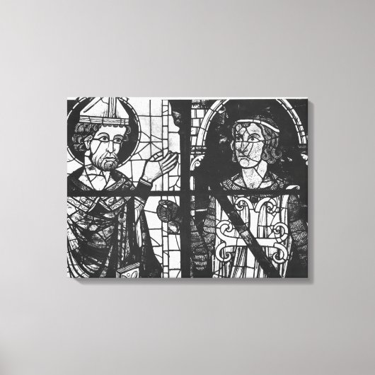 Toile Saint Denis donnant l'oriflamme au chevalier Cléme (Recto)