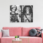 Toile Saint Denis donnant l'oriflamme au chevalier Cléme (Insitu(Salon))