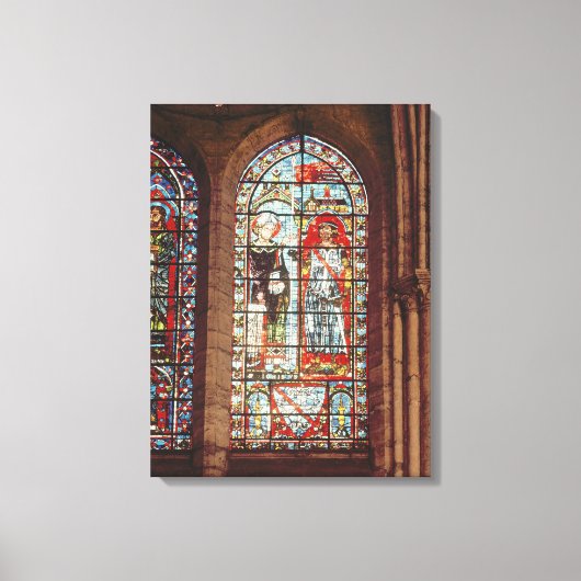 Toile Saint Denis donne l'oriflamme à Clément (Recto)