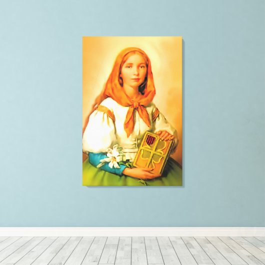 Toile Saint Dymphna (Insitu (Plancher de Bois))