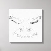 Toile Saint Esprit Dove Conception Comic Style No 4 Noir (Recto)