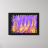 Toile Saint-Esprit Feu Chrétien Prophétique Art Abstrait (Recto)