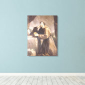 Toile Saint François d'Assise à la prière (Insitu (Plancher de Bois))