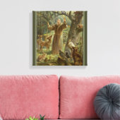 Toile Saint François d'Assise, amoureux des animaux (Insitu(Salon))