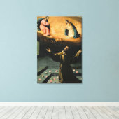 Toile Saint François d'Assise, le miracle des Rose (Insitu (Plancher de Bois))