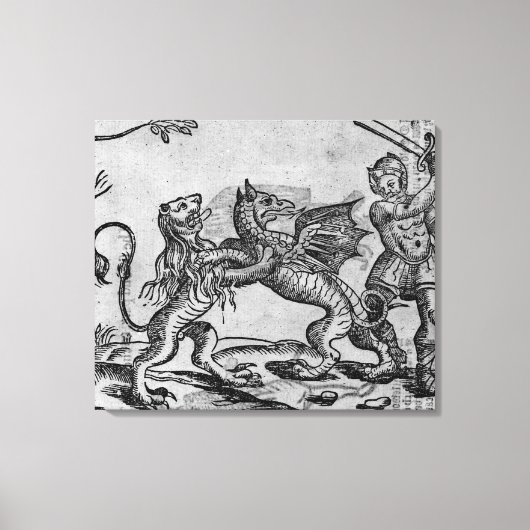 Toile Saint-George et le Dragon (Recto)