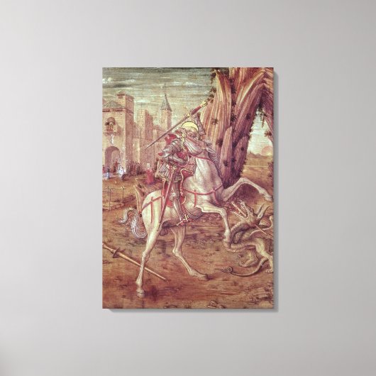 Toile Saint George et le Dragon (Recto)