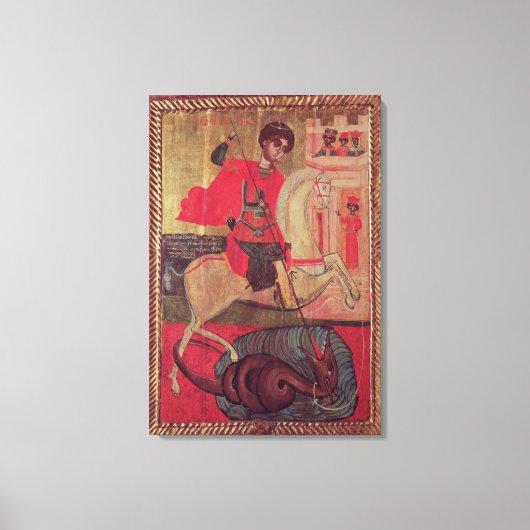 Toile Saint George et le Dragon, 1667 (Recto)