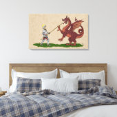 Toile Saint George et le Dragon du XVe siècle (Insitu(Chambre))