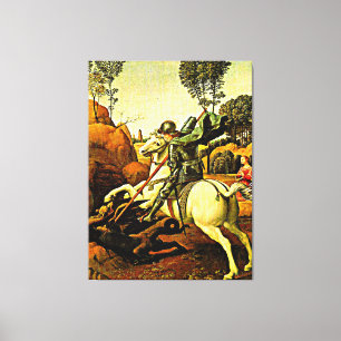 Toile Saint George et le Dragon, la peinture d'art,