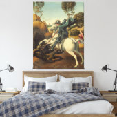 Toile Saint George et le Raphael du Dragon (Insitu(Chambre))
