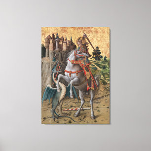 Toile Saint George Slay Dragon Carlo Crivelli Paintin