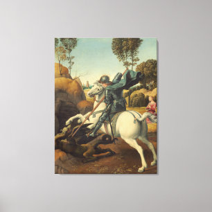 Toile Saint Georges et le Dragon Raphaël