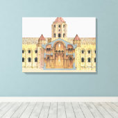 Toile Saint Jacques de Compostelle (Insitu (Plancher de Bois))