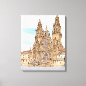 Toile Saint Jacques de Compostelle. Façade occidentale.  (Recto)