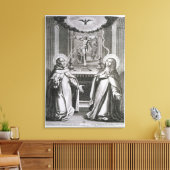 Toile Saint Jean de la Croix et Sainte Thérèse d'Avila (Insitu(Salon))