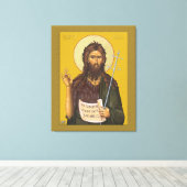 Toile Saint Jean, icône de prière (Insitu (Plancher de Bois))