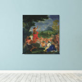 Toile Saint-Jean-le-Baptiste-Preaching, painted before 1 (Insitu (Plancher de Bois))