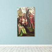 Toile Saint Jean le baptiste prêcher avant Hérode (Insitu (Plancher de Bois))