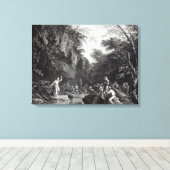 Toile Saint Jean prêchant dans le désert (Insitu (Plancher de Bois))