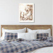 Toile Saint-Joseph with the Sleeping Christ Child (pen & (Insitu(Chambre))