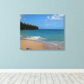 Toile Saint Lucia Beach Paysage tropical (Insitu (Plancher de Bois))