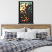TOILE SAINT MICHAEL VAINQUANT SATAN (Insitu(Chambre))