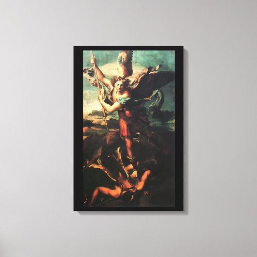 TOILE SAINT MICHAEL VAINQUANT SATAN (Recto)