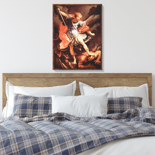 Toile Saint Michel l'Archange par Reni Good vs Evil (Insitu(Chambre))