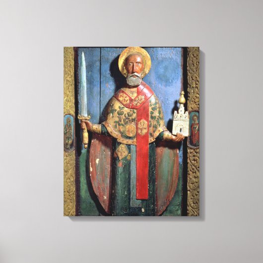 Toile Saint Nicolas de Mozhaisk, Yaroslavl School (Recto)
