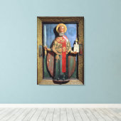 Toile Saint Nicolas de Mozhaisk, Yaroslavl School (Insitu (Plancher de Bois))